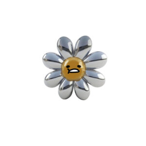 Silver Chrome Gudetama Flower (Copy)