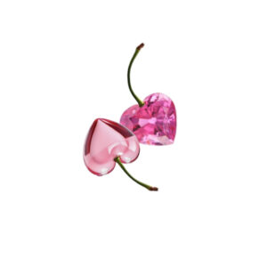 Glass & Diamond Pink Cherries