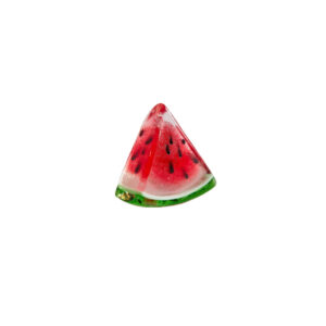 Glass Watermelon Triangle Slice