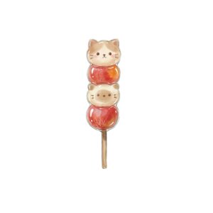 Double Cat Tanghulu Stick